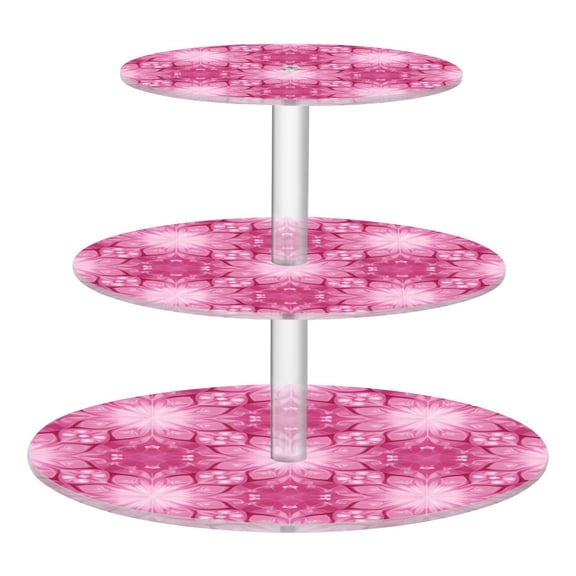 Cupcake Dessert Display Holder Tower Decorations For Party Wedding Birthday Anniversary Flower Of The Prosperous Scene