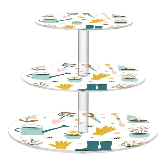 Cupcake Dessert Display Holder Tower Decorations For Party Wedding Birthday Anniversary Gardening Tools