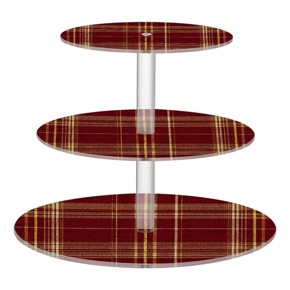 Cupcake Dessert Display Holder Tower Decorations For Party Wedding Birthday Anniversary Gold Pattern