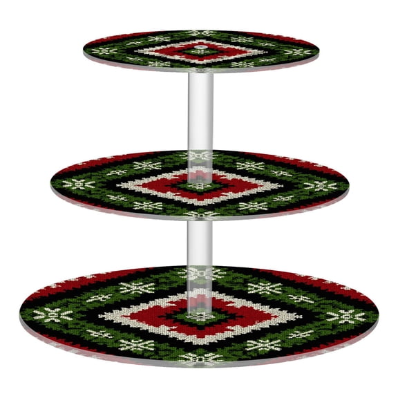 Cupcake Dessert Display Holder Tower Decorations For Party Wedding Birthday Anniversary Green Red Diamonds