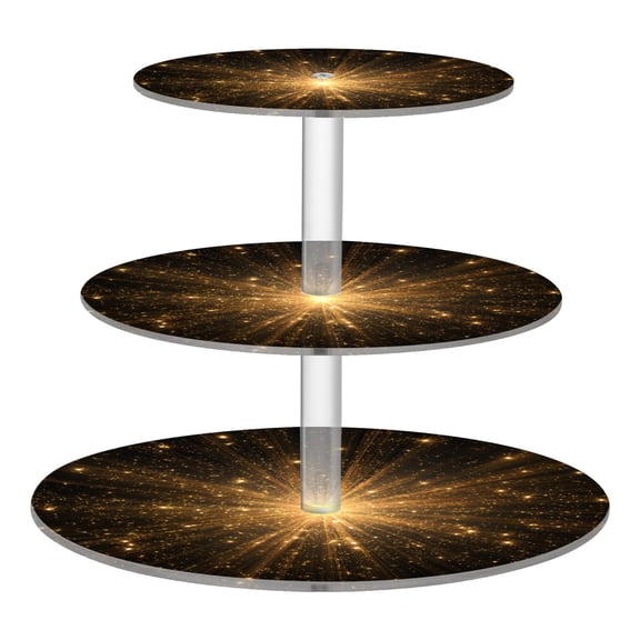 Cupcake Dessert Display Holder Tower Decorations For Party Wedding Birthday Anniversary Light Rays