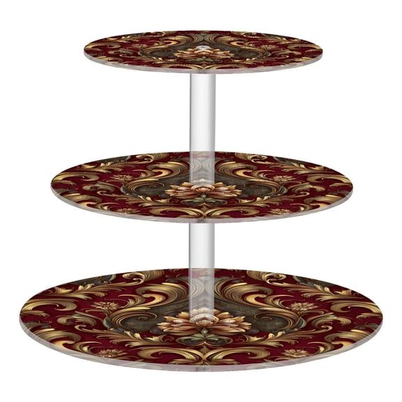 Cupcake Dessert Display Holder Tower Decorations For Party Wedding Birthday Anniversary Luxurious Of Baroque