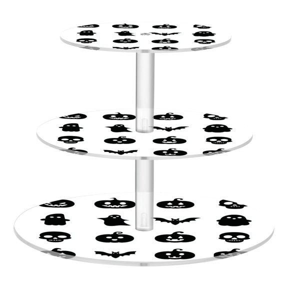 Cupcake Dessert Display Holder Tower Decorations For Party Wedding Birthday Anniversary Pumpkins Ghosts