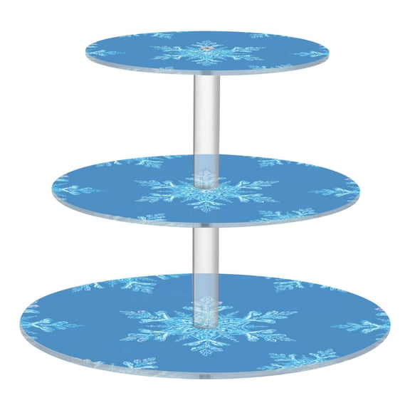 Cupcake Dessert Display Holder Tower Decorations For Party Wedding Birthday Anniversary Snowflake Seamless Illustratsnowflakeion