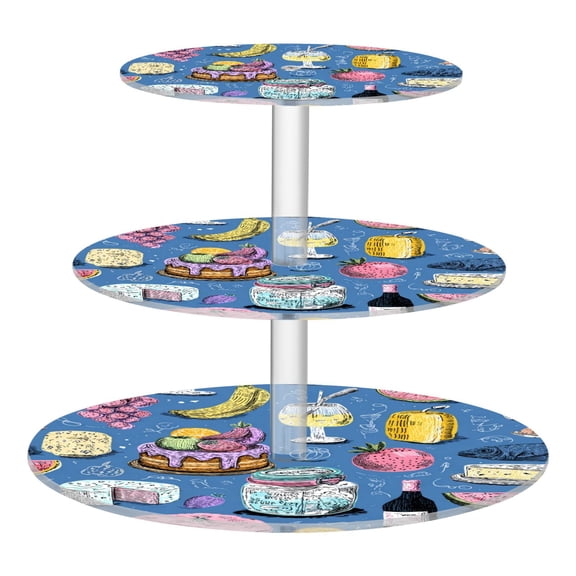 Cupcake Dessert Display Holder Tower Decorations For Party Wedding Birthday Anniversary Wine Cake