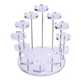 thumbnail image 1 of Cupcake Display Stand with Round Acrylic Dessert Tower, Decor Holder with Base for Wedding Birthday Party Small Items, 1 of 6