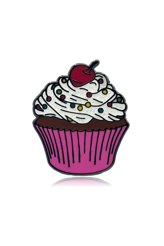 Cupcake Enamel Pin