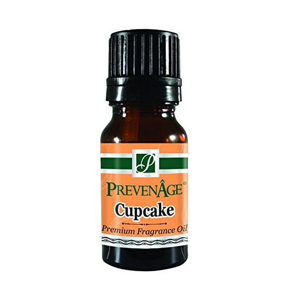 Cupcake Fragrance Oil 10 mL / .33 Oz Aromatic Premium Grade Scented Perfume Oil by PrevenAge Made in USA / FAST DELIVERY