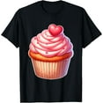 thumbnail image 1 of Cupcake Fun Food Costume Frosting Sprinkles Valentine Day T-Shirt, 1 of 4