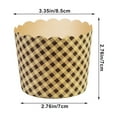 thumbnail image 1 of Cupcake Liners, 100PCS Baking Cups Brown Muffin Liners Cupcake Holder Kraft Paper Baking Cup Heavy Duty Greaseproof Wrappers Supplies for Fall Christmas Bakery Wedding (Standard Size), 1 of 6