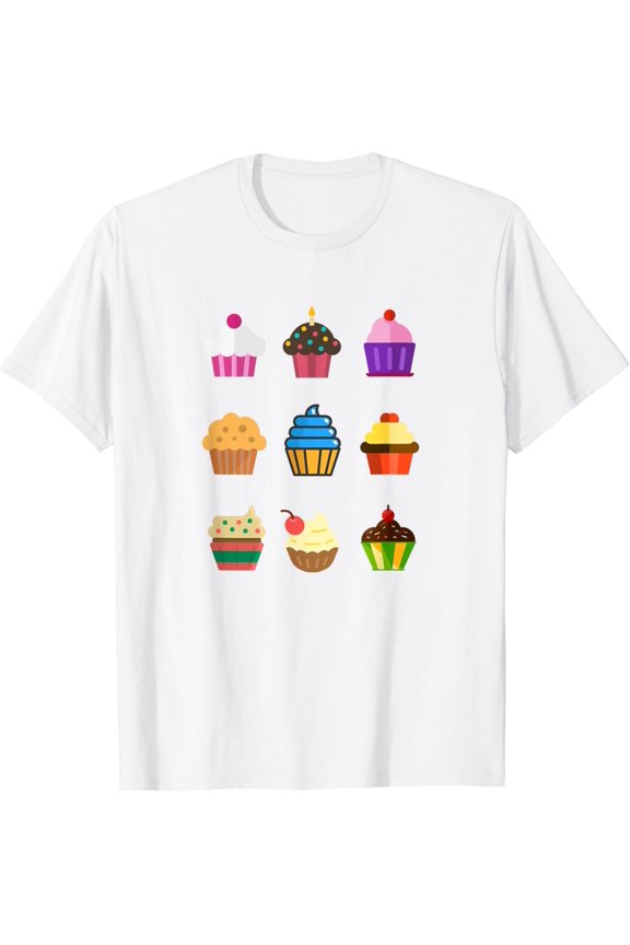 Cupcake Lovers Frosting Baking Dessert Cute Cake T-Shirt