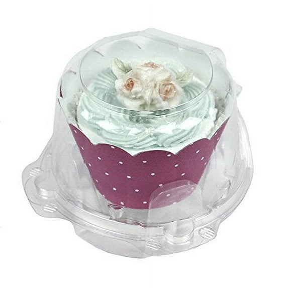 Cupcake & Muffin Single Serve Medium Container, 10 Count by GSA