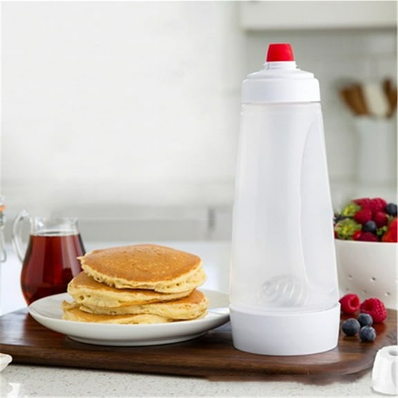 Taplcvy Cupcake Pancake Waffles Batter Crepe Mixer S^queeze Dispenser Bottles Tool