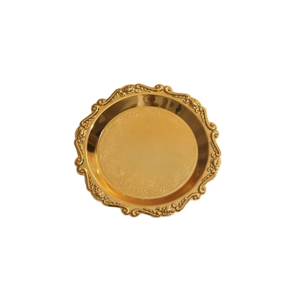 Cupcake Platter Metal Tray for Servings Food Storage Stand for Snacks and Treat