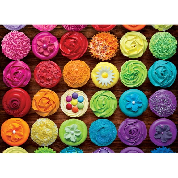 Cupcake Rainbow 1000 Pc Puzzle Eurographics
