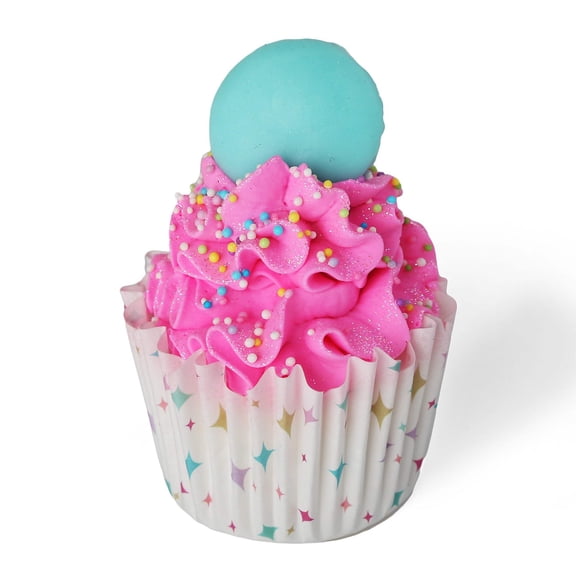 Cupcake Soap Bar, Handmade Body Soap with Cocoa Butter & Coconut Oil, Moisturizing & Hydrating, Decorative Soap, Gift for Kids, Fun Food Soap (Day Dreamer)