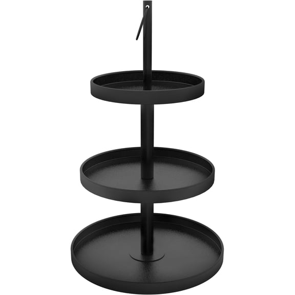 Cupcake Stand for 50 Cupcakes,Cupcake Stand Metal 3 Tier Cupcake Tower Black Tiered Tray Stand Cupcake Holder Stand Cake Stand Serving Trays Dessert Stands with Handle for Party