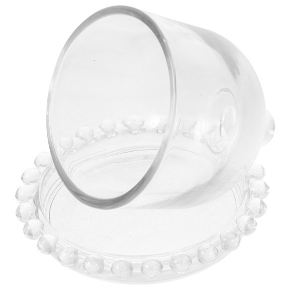 Cupcake Stand Cloche Glass Dome Pastry Serving Dessert Tray