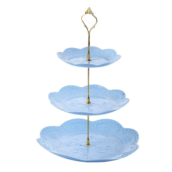 Cupcake Stand,Dessert Stands, 3 Tier Serving Tray, 3-Layer 14x12x10 In Dessert Tower for Parties, Weddings, Tea Parties & Living Room
