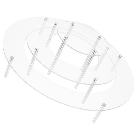 STRANDCHIC 1Set Acrylic Cake Pedestal Stand Perfect for Buffet Tables