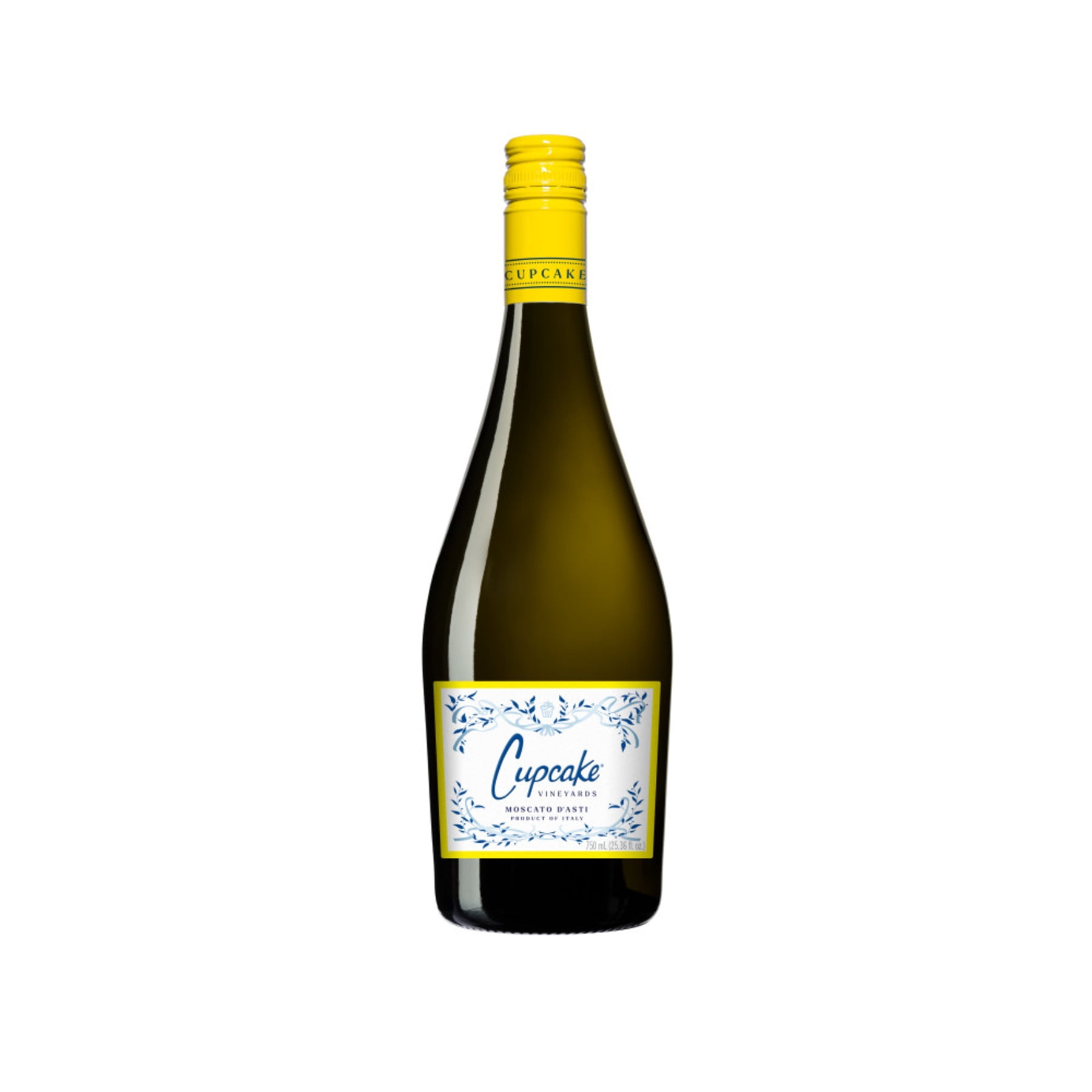 Cupcake Vineyards Moscato White Dessert Wine Italy, 750 ml Bottle, 6% ABV