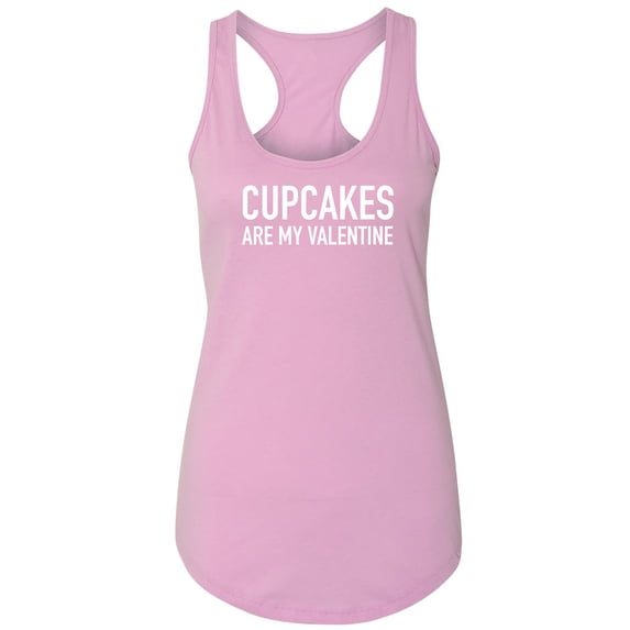 Cupcakes Are My Valentine Racerback Tank