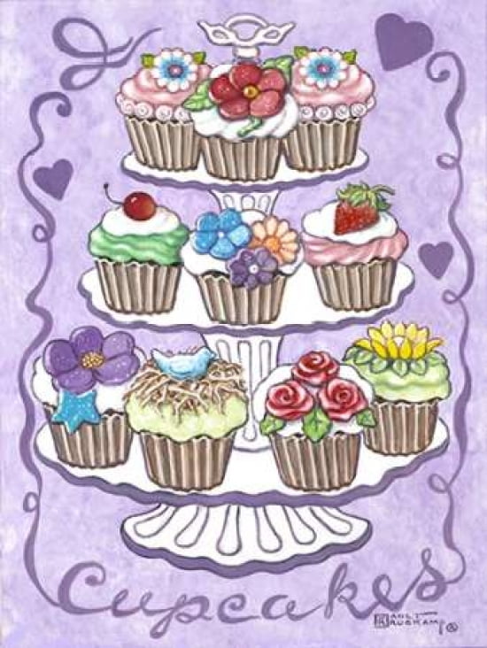 Cupcakes Canvas Art - Janet Kruskamp (18 x 24)
