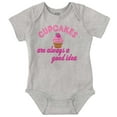 thumbnail image 1 of Cupcakes Good Idea Food Sweet Dessert Bodysuit Jumper Girls Infant Baby Brisco Brands 24M, 1 of 6