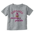 thumbnail image 1 of Cupcakes Good Idea Food Sweet Dessert Youth T Shirt Tee Girls Infant Toddler Brisco Brands 5T, 1 of 5