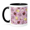 thumbnail image 1 of 3dRose, Cupcakes in Pink, 15oz Two-Tone Black Mug, 1 of 7