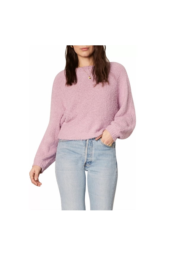 Cupcakes and Cashmere | Perri Boucle Sweater | Purple | Size M