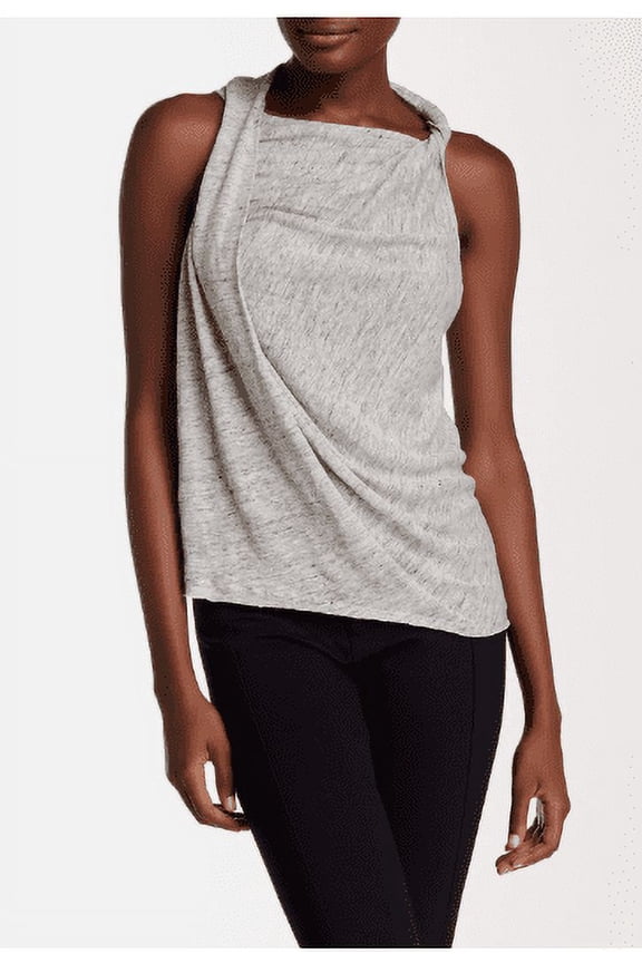 Cupcakes and cashmere Hampshire Twisted Linen Tank Large