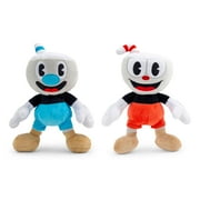 Cuphead 8-Inch Plush Set of 2 | Cuphead and Mugman