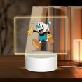 thumbnail image 1 of Cuphead Acrylic Night Light Adjustable 3 Light Modes USB Cable Lamp Light Display Base Rectangular LED Light For Bookshelves Desk Bedside Tables Bedroom Child Room, 1 of 9