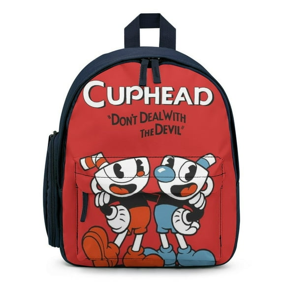 Cuphead Backpack, Lightweight School Bag, Durable Casual Daypack, 12.6x9.4x5.9 Inch