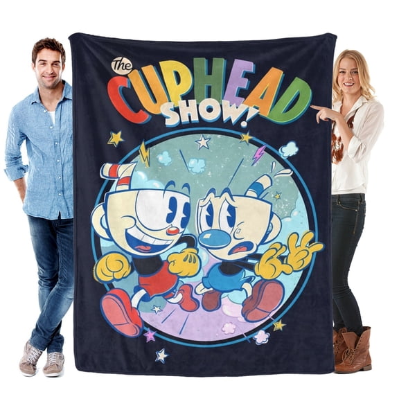 Cuphead Blanket Soft Bed Sofa Throw Cozy Lightweight Birthday Gift