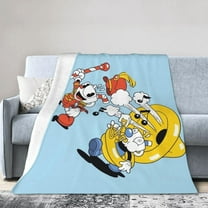 Cuphead Blanket Ultra-Soft Micro Fleece Blanket for Couch/Living Room/Warm Winter Cozy Plush Throw Blankets for Adults Or Kids 40"x30"