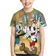 thumbnail image 1 of Cuphead Brother Mugman Youth Unisex T-Shirt Crewneck Short Sleeve Double-Sided Print Tee Shirts Top For Boys Girls Kid Teen X-Large, 1 of 6