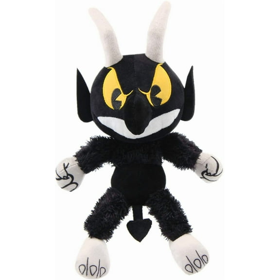 Cuphead Devil Boss Plush Toy, 13-in Cuphead SeriesStuffed Doll Funny for Game Fan