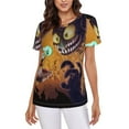 thumbnail image 1 of Cuphead Devil Women's T Shirts Round Neck Short-Sleeve Soft T-Shirt Summer Casual Tee Tops 3D Printing Tee Shirt, 1 of 6