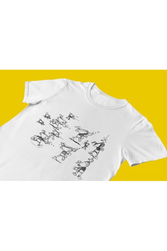 Cuphead Drawn Concept Art T Shirt: Unisex Gaming Graphic Tee