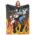 thumbnail image 1 of Cuphead Game Flannel Blanket Ultra-Soft Micro Fleece Throw Blanket For Bed Sofa Couch Car Office Unisex Adult Fuzzy Bed Blanket Cozy Kids Throw Blanket 80"x60", 1 of 8
