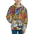 thumbnail image 1 of Cuphead Game Teenager Hoodies Shirt Zipper Sweatshirts Hooded Hoody Clothes Coat For Boys Girls, 1 of 7