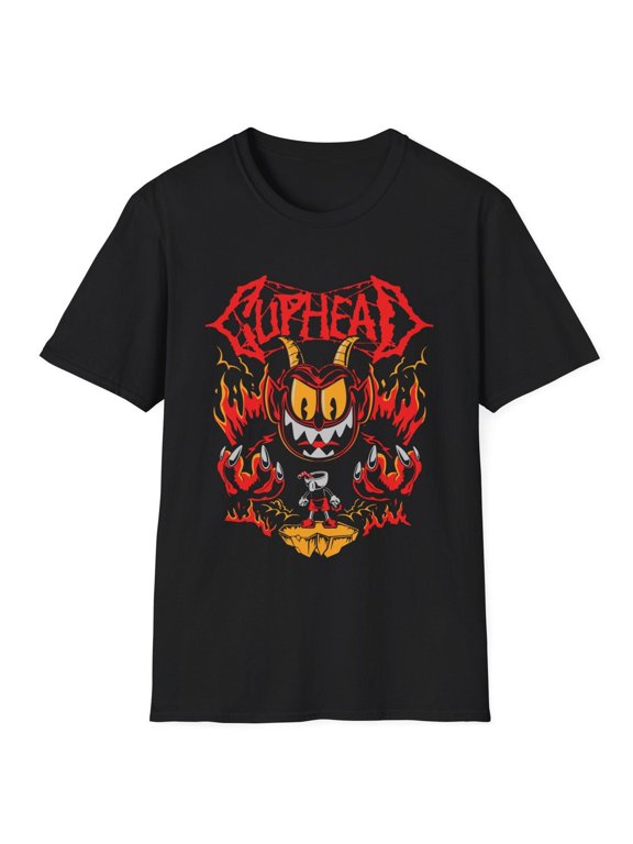 Cuphead Graphic T-Shirt, Retro Indie Gamer Tee, Unisex