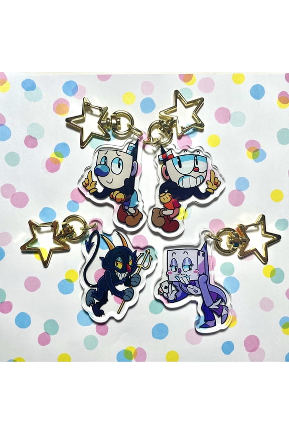 Cuphead Keychains (1 keychain)