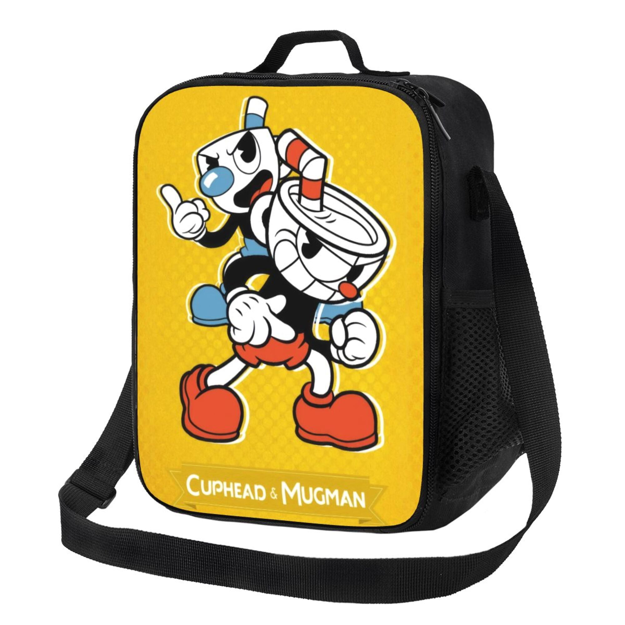 Cuphead Lunch Box Lunch Bag for Women Adult Men, Insulated Shoulder