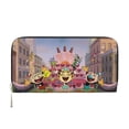 thumbnail image 1 of Cuphead Mughead Show Hand Wallet Card Bag Long Leather Wallet Handbag Clutch Purse Storage Bag Zip Organizer With Card Slots, 1 of 8