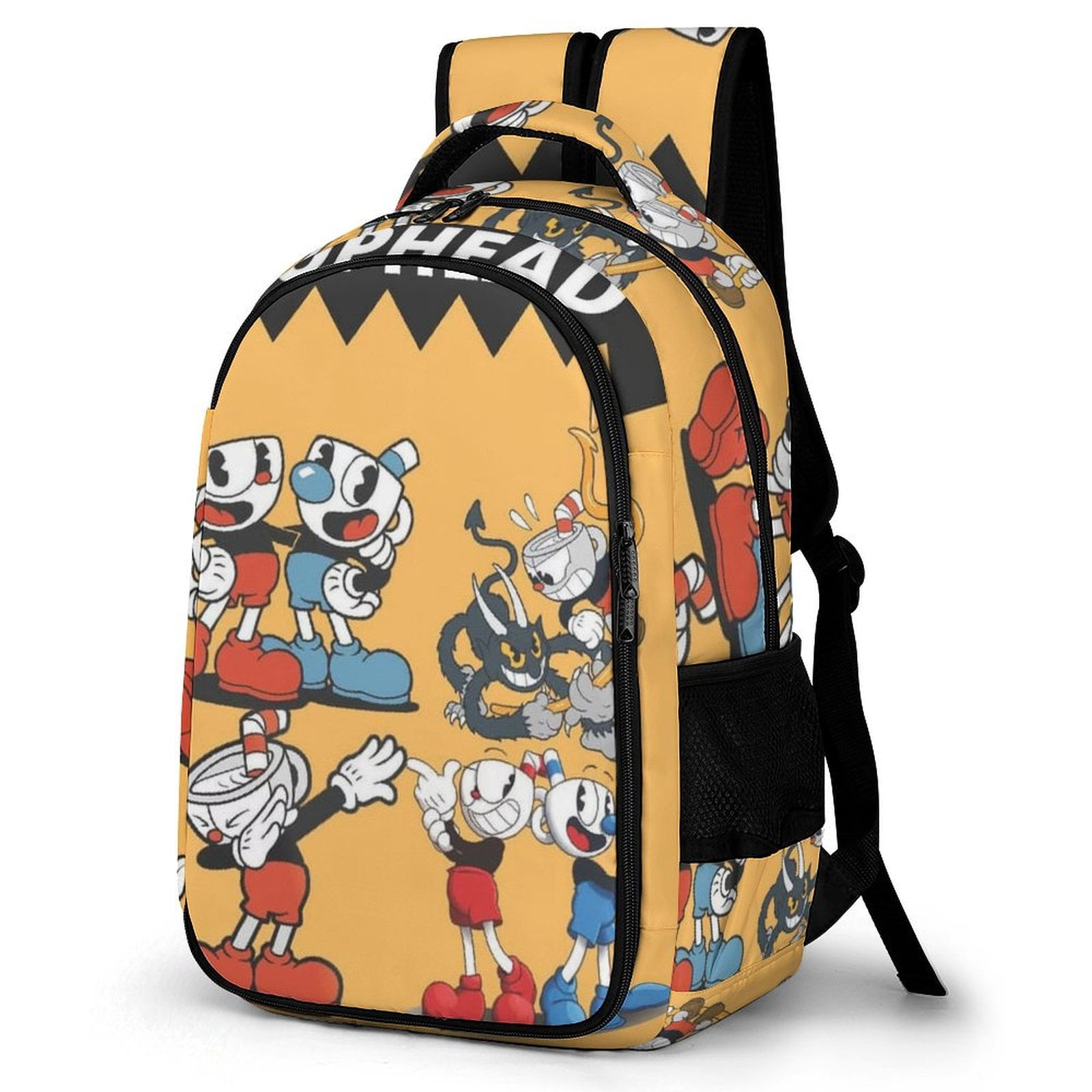 Cuphead Mugman Brothers School Bag Laptop Backpack Bookbag Satchel ...