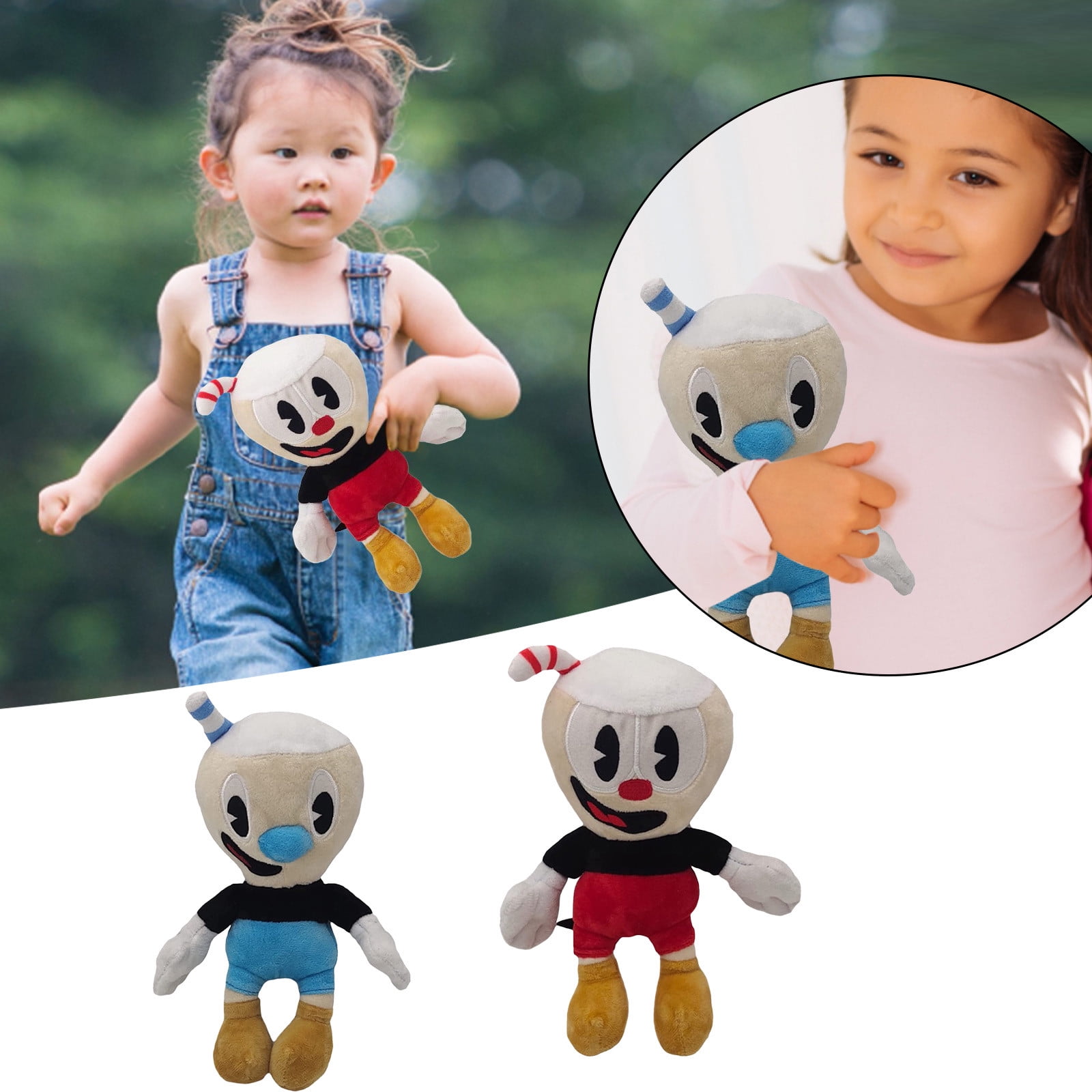 Cuphead Mugman Collector Plush Toy Soft Stuffed Animal for Hugging ...