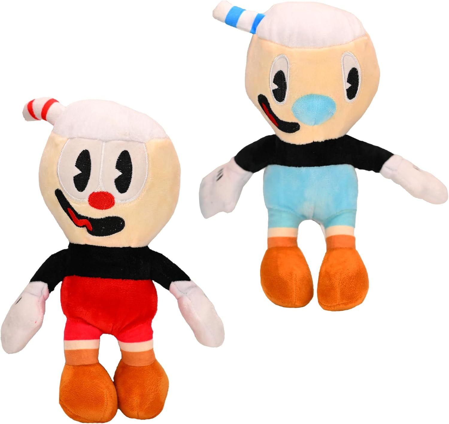 Cuphead Mugman Cuddly Toy - 23 cm Beautiful Anime Toy - Embroidered ...
